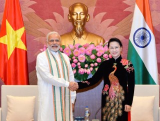 Chủ tịch Quốc hội Nguyễn Thị Kim Ngân tiếp Thủ tướng Ấn Độ Narendra Modi